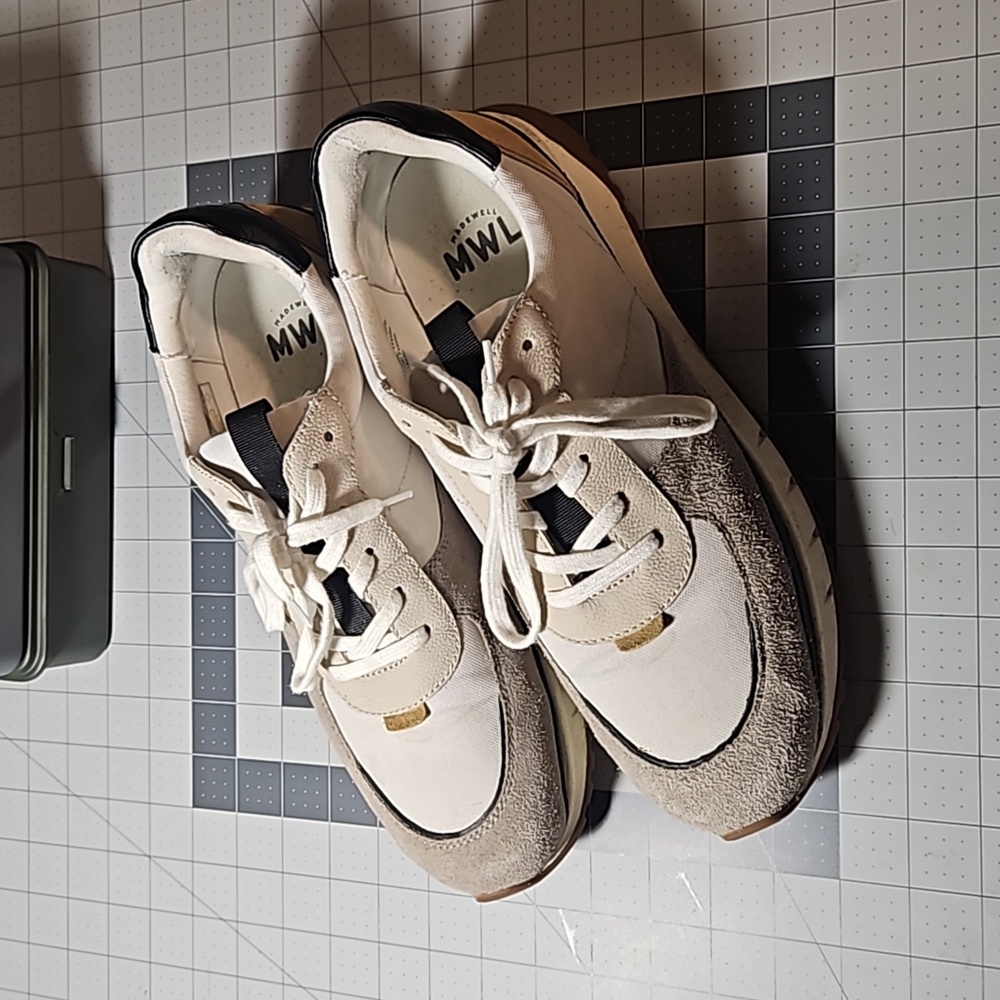 Madewell Kickoff Trainers Moon Rock Multi
